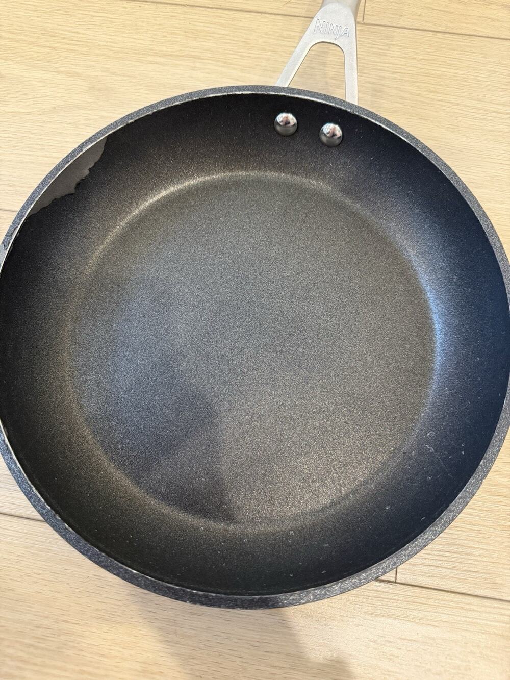 Ninja Foodi NeverStick Nonstick Pan 10.25in Induction Safe Black/Silver